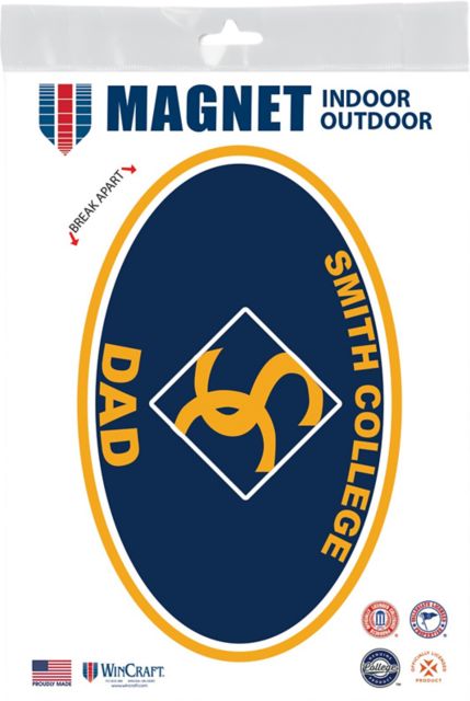 Smith College Dad 3.5 x 5.5 Oval Magnet