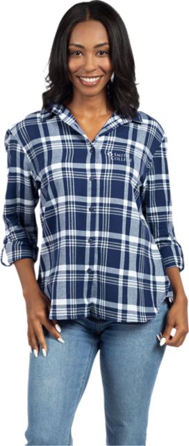Smith College Women's Plaid Shirt