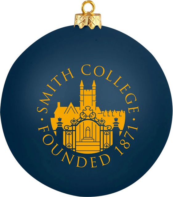 Smith College Round Shatterproof Ornament