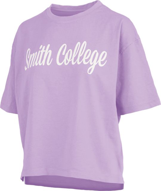 Smith College Women's Pioneers Cropped Short Sleeve T-Shirt