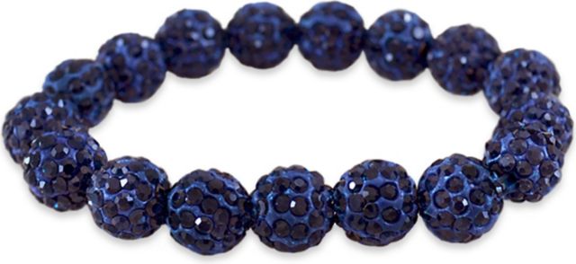 Smith College Rhinestone Bead Bracelet