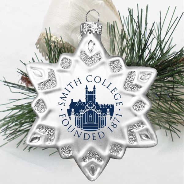 Smith College Blown Glass Ornament