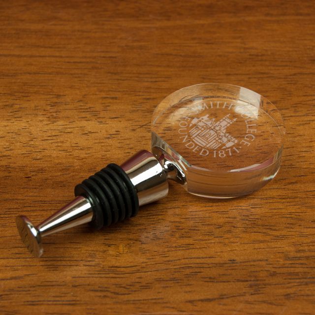 Smith College Crystal Wine Stopper