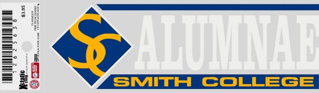 Smith College Alumna Cling Decal