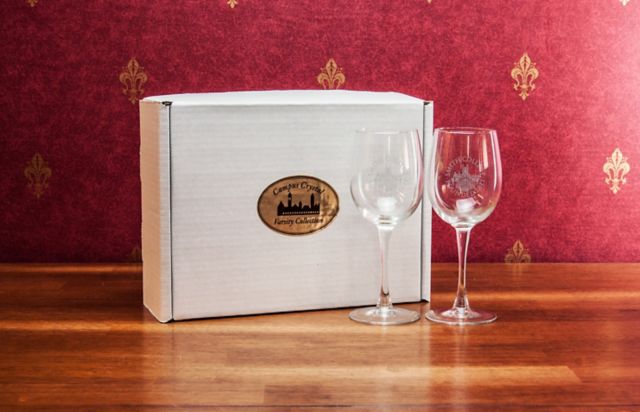 Smith College 12 oz. Wine Glasses