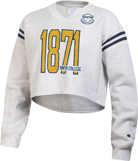 Smith College Women's Crop Crewneck Sweatshirt