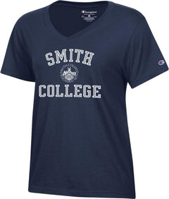 Smith College Women's V-Neck Short Sleeve T-Shirt