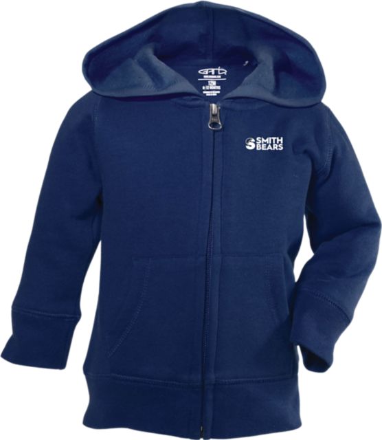 Smith College Bears Infant Henry Unisex Full Zip Hood
