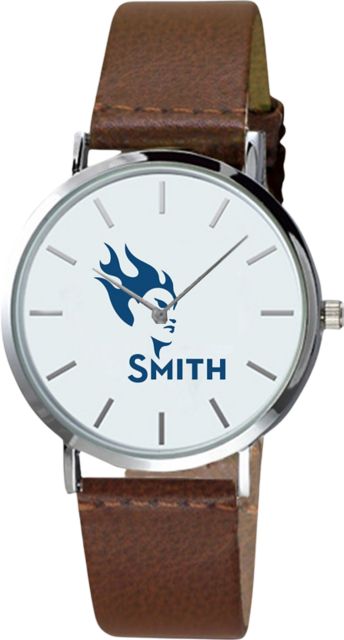 Smith College 40mm Men's Leather Watch