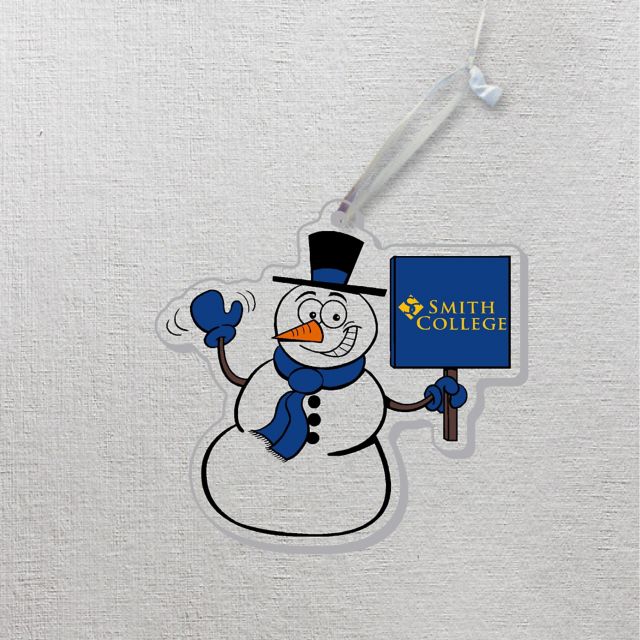 Smith College Snowman Ornament