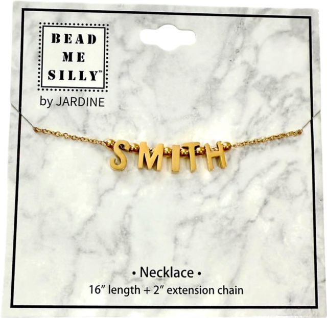 BEAD ME SILLY NECK/SILVR/    .