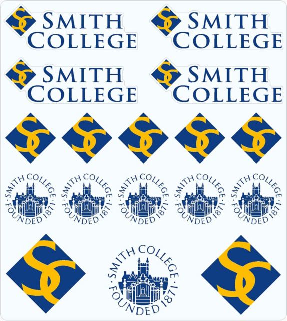 Smith College Pioneers Sticker Sheet