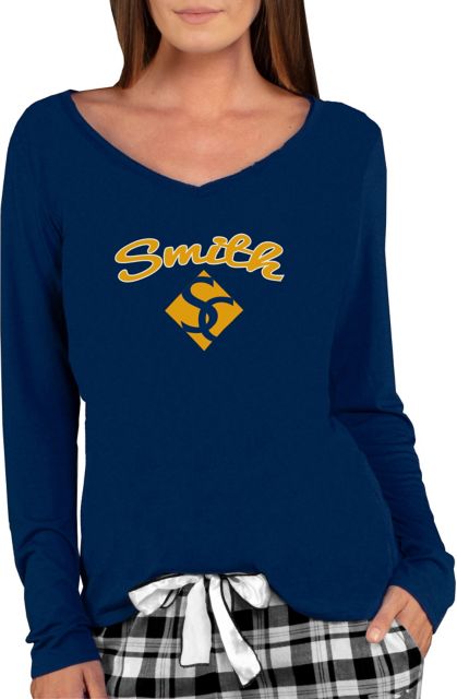 Smith College Women's Marathon Long Sleeve V-Neck T-Shirt - ONLINE ONLY