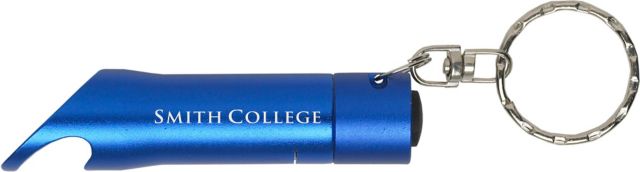 Smith College Keychain with Bottle Opener Flashlite