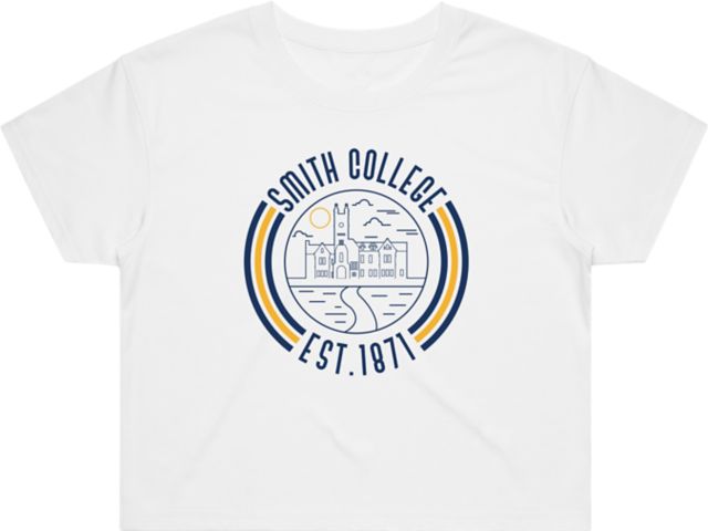 Smith College Women's Crop Short Sleeve T-Shirt