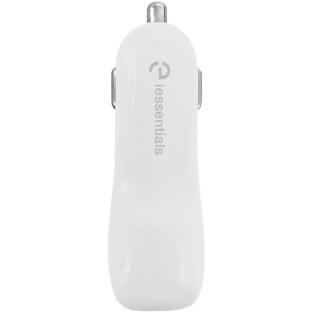 2.1 AMP DUAL USB CAR CHARG WHT
