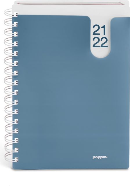 ACADEMIC YEAR PLANNER, 2021-2022. SLATE. 250 PAGES.