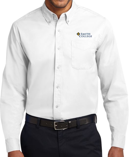 Smith College Twill Button Down Long Sleeve Primary Mark - ONLINE ONLY