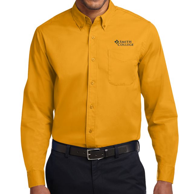 Smith College Twill Button Down Long Sleeve Primary Mark - ONLINE ONLY
