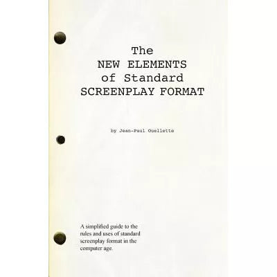 New Elements of Standard Screenplay Format
