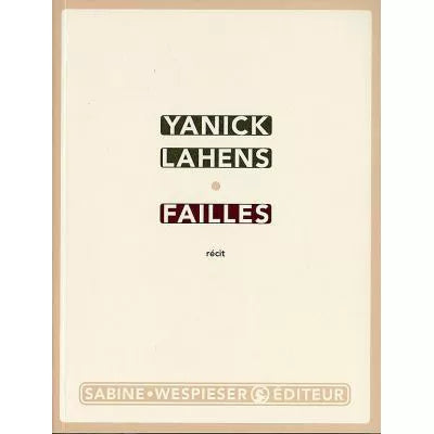 Failles (Sabine Wespieser)